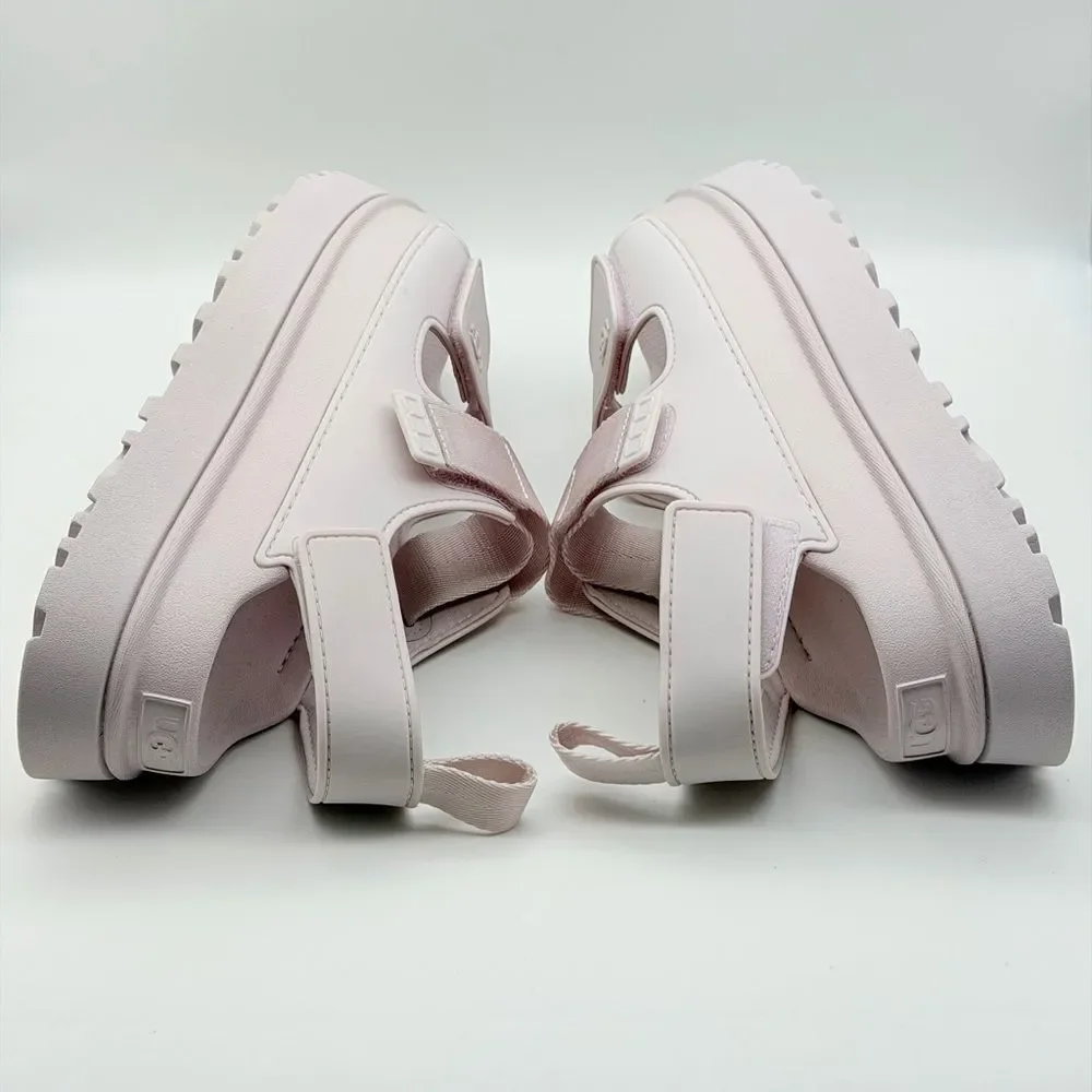NWT UGG GoldenGlow Women's Light Pink Platform Sandals 10